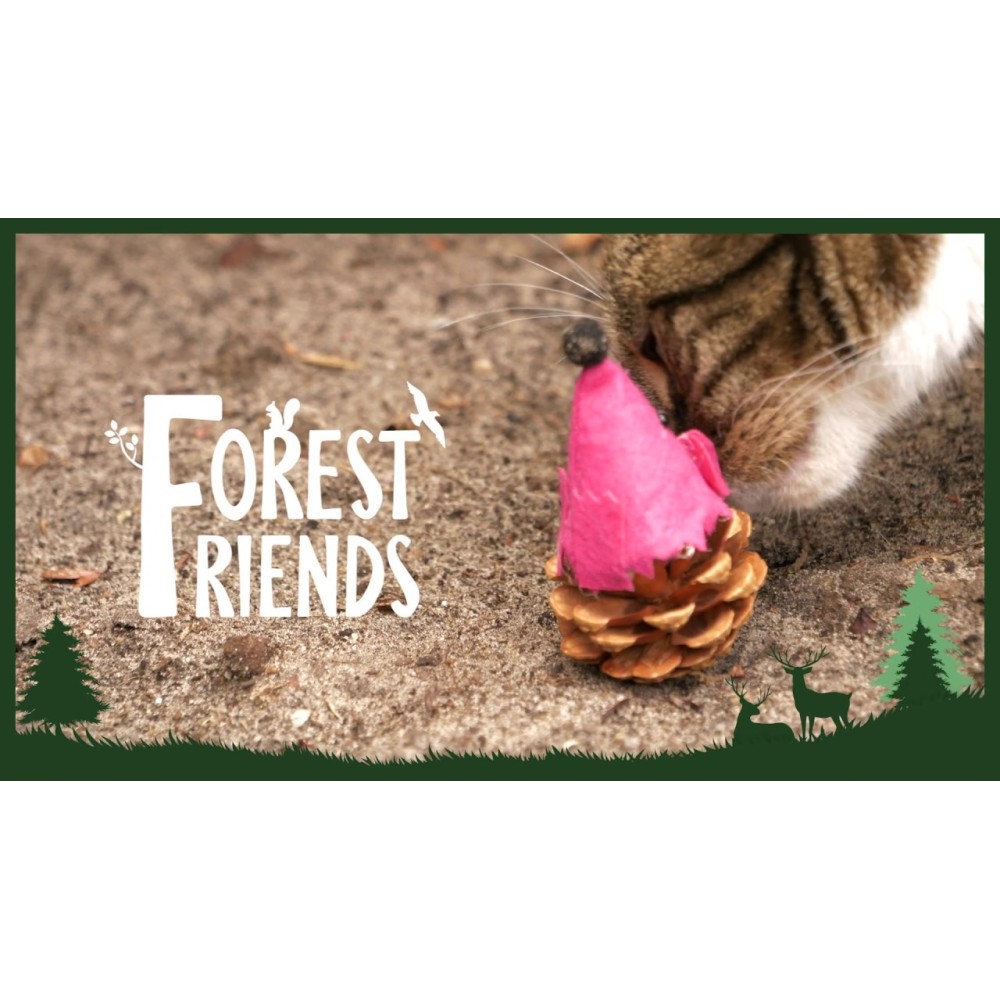 Souris Amis de la Forêt Rouge par Forest Friends - Jouet Chat