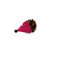 Souris Forest Friends Rose - Jouet pour Chat de 12x8x5 cm