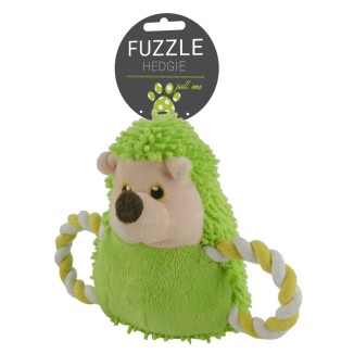 Peluche interactive pour chien Fuzzle Hérisson Tire-moi Vert