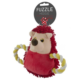 Fuzzle Hedgie Tire-Moi Rouge - Jouet pour Chien de Marque Fuzzle