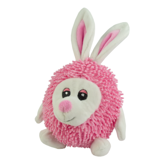 Jouet pour chien Fuzzle avec couineur Lapin - 14x14x14 cm