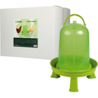 Abreuvoir Poulet Gaun Vert Citron 10L avec Pieds | Spacieux et Coloré