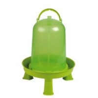Abreuvoir Poulet Gaun Vert Citron 10L avec Pieds | Spacieux et Coloré