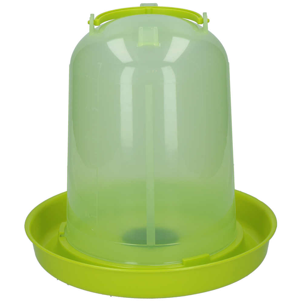 Abreuvoir Gaun pour volaille 8L avec bouchon Vert Citron - Pratique et coloré