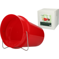 Abreuvoir Plastique Volaille Gaun 6L Rouge - Compact et pratique
