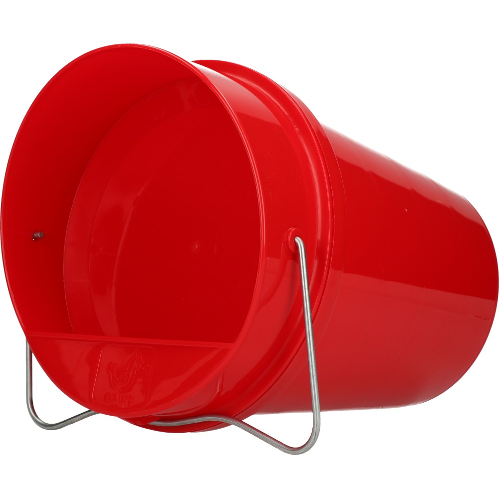 Abreuvoir Plastique Volaille Gaun 6L Rouge - Compact et pratique