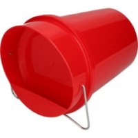 Abreuvoir Plastique Volaille Gaun 6L Rouge - Compact et pratique