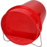 Abreuvoir Plastique Volaille Gaun 6L Rouge - Compact et pratique