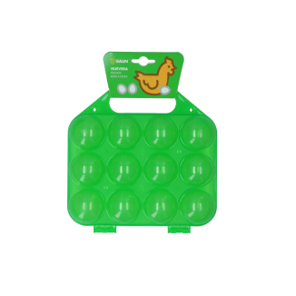 Boîte à Œufs Gaun Vert Citron pour Volaille - Compacte et Pratique