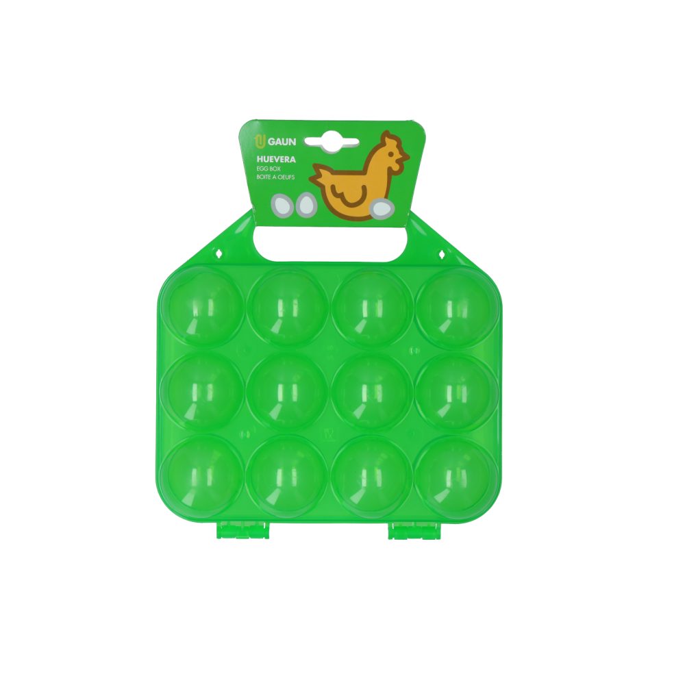 Boîte à Œufs Gaun Vert Citron pour Volaille - Compacte et Pratique
