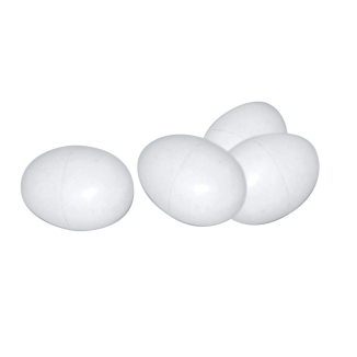 Oeuf en plastique pour volaille Gaun - Taille 4x4x6 cm