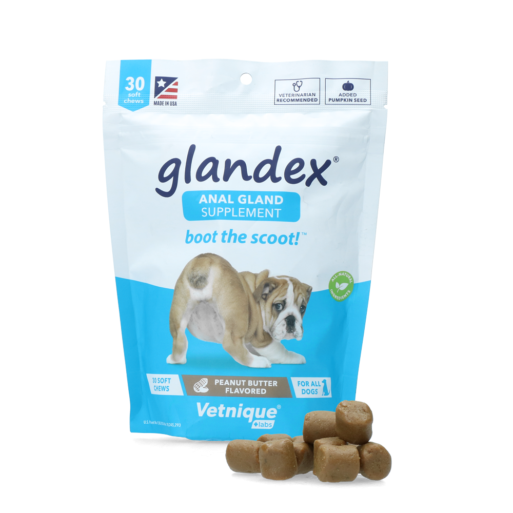 Glandex Soft Chews 30 unités - Friandises pour Chiens, Soins des Glandes Anales