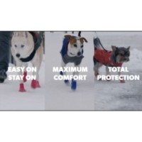 Chaussons pour Chien Goo-eez Lites 4 Pack XS Rouge/Noir - Confort et Style