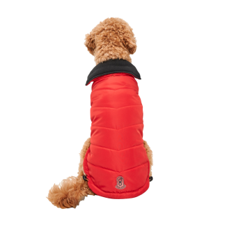 Veste cache-cœur signature Goo-eez XL Rouge/Noir pour chiens