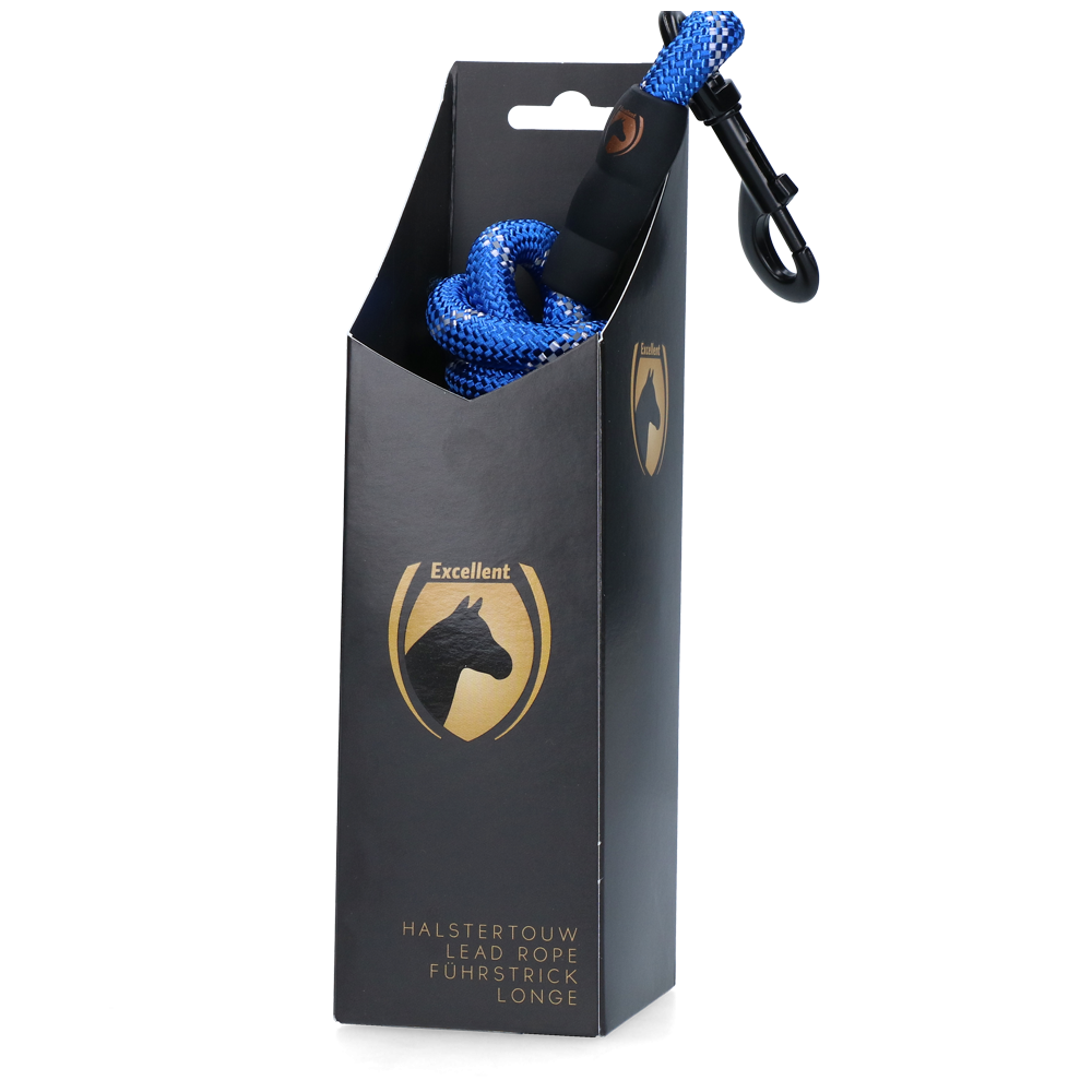 Longe Exclusive Réfléchissante Bleue - Marque de qualité pour votre cheval