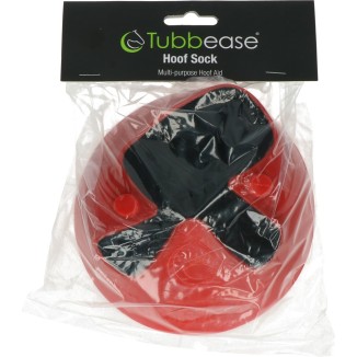 Chaussette pour sabot 145 mm Rouge par Tubbease - Protection de qualité pour votre cheval