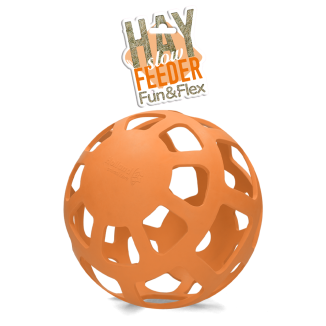 Mangeoire à foin Fun & Flex Orange - Hay Slow Feeder 