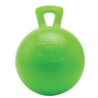 Jolly Ball Vert pour Cheval - Contenance 25.4x25.4x33 cm