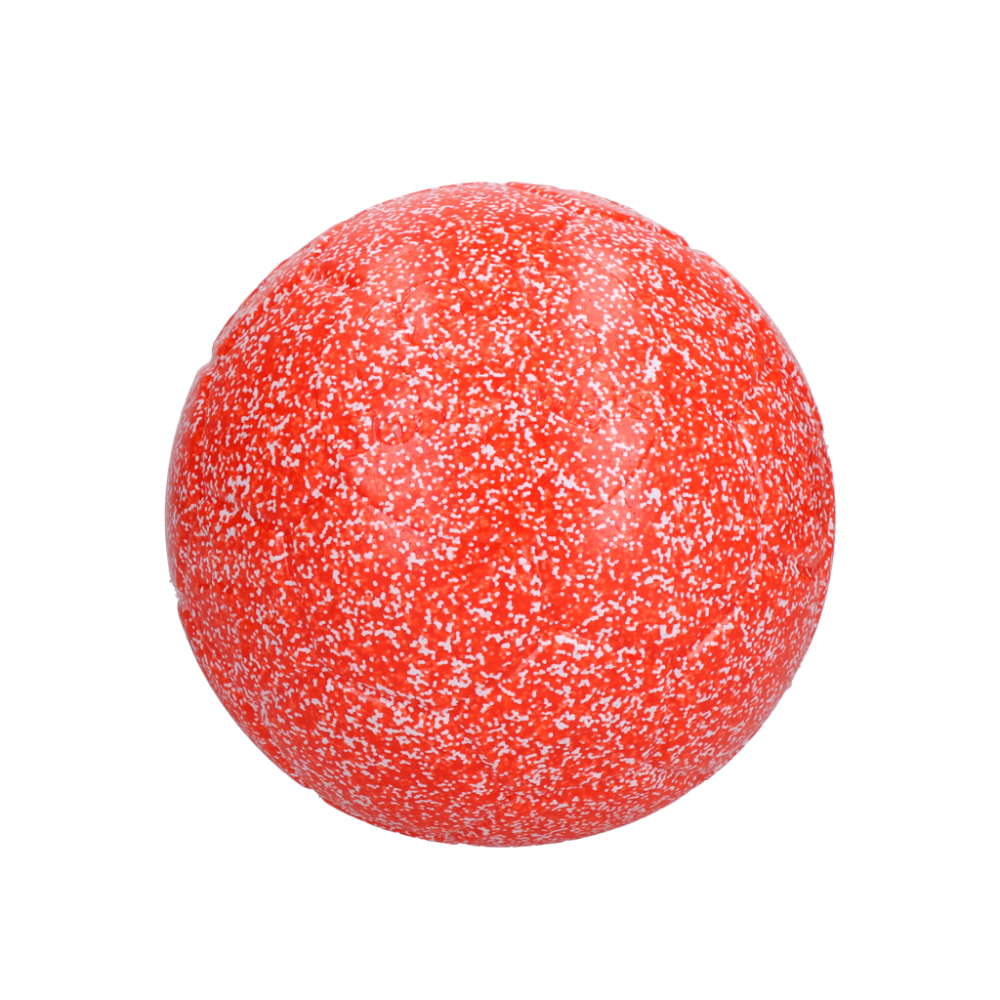 Ballon de football Jolly Orange/Blanc XS (10 cm) pour chiens joueurs