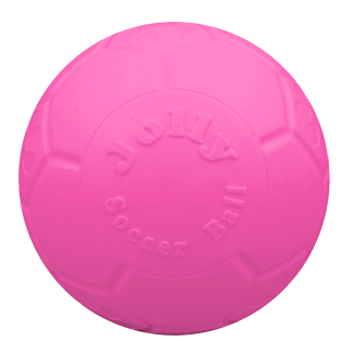 Ballon de football Jolly rose L (20 cm) - Jouet pour chien ludique et durable