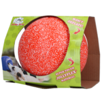Ballon de football Jolly Orange/Blanc L (20 cm) pour chiens actifs