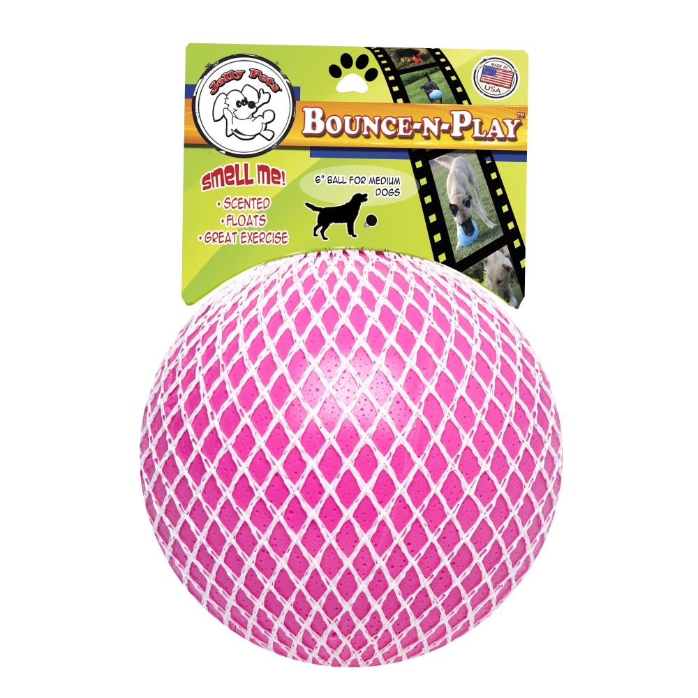 Jouet pour chien Jolly Bounce-n Play Bubblegum S (11 cm) - Amusement garanti
