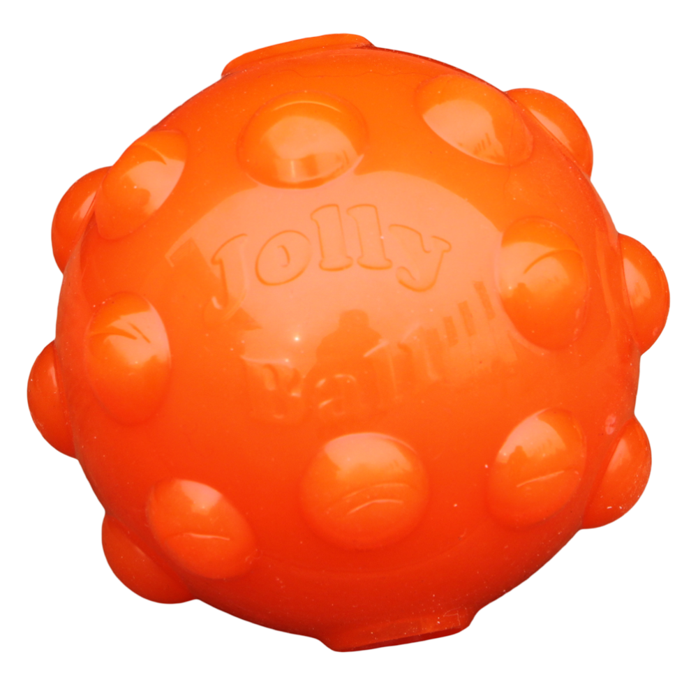 Jolly Jumper Orange M (10 cm) - Jouet pour Chien Amusant