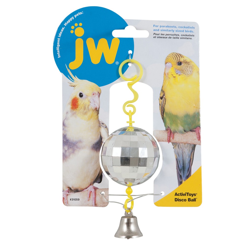 Jouet pour oiseau JW Activitoy Disco Ball - Amusez votre oiseau avec style!