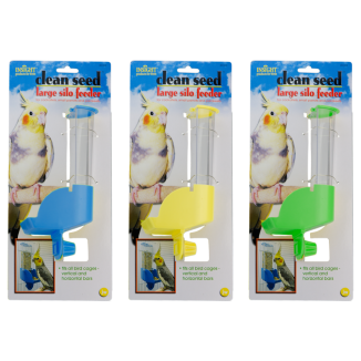 Distributeur de graines en silo pour oiseaux - Grand format