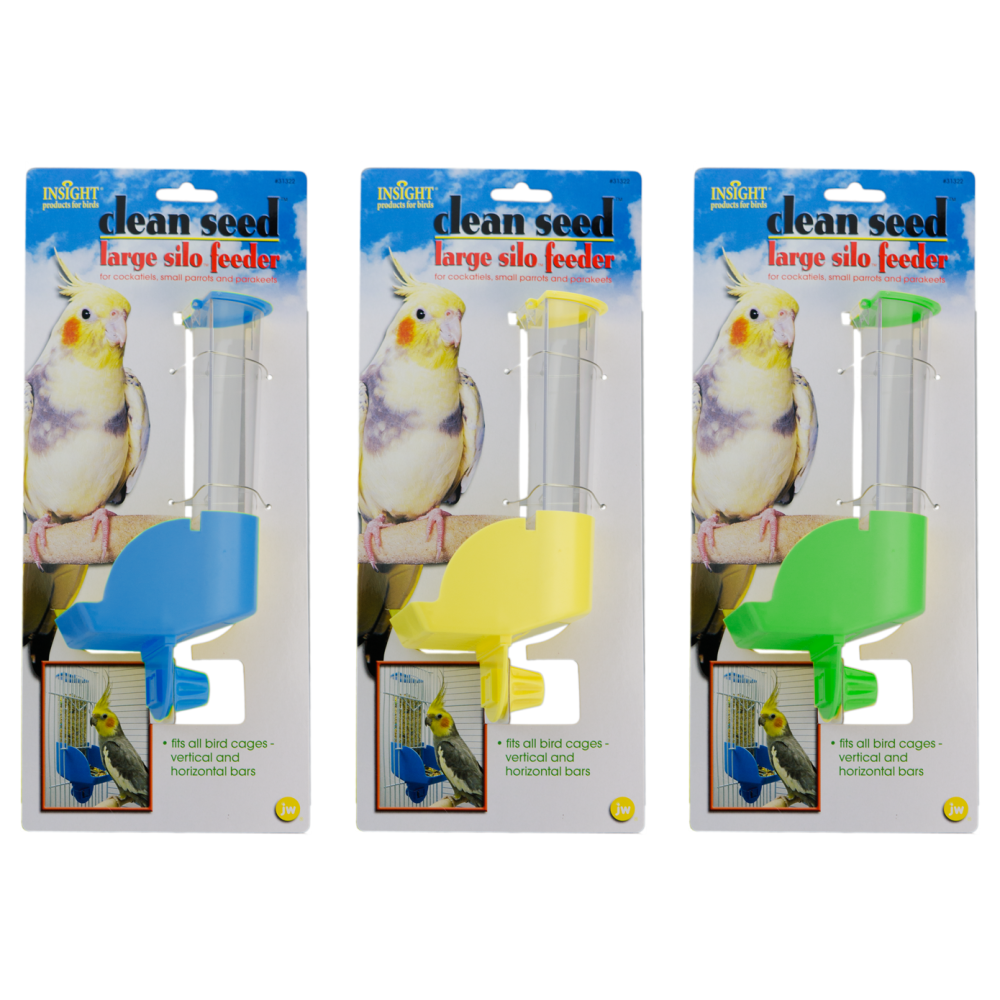Distributeur de graines en silo pour oiseaux - Grand format
