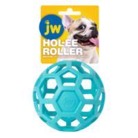 Jouet pour chien JW Hol-ee Roller Moyen Bleu Clair, 11.2x18.7x11.6 cm