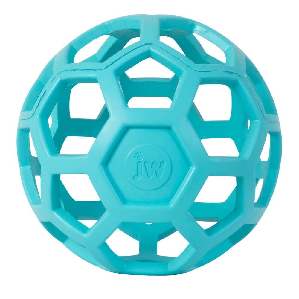 Jouet pour chien JW Hol-ee Roller Moyen Bleu Clair, 11.2x18.7x11.6 cm