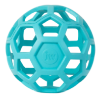 Jouet pour chien JW Hol-ee Roller Moyen Bleu Clair, 11.2x18.7x11.6 cm
