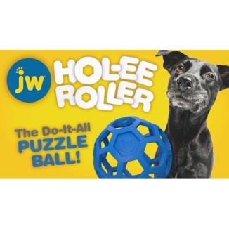 JW Hol-ee Roller assorti Jumbo - Jouet pour Chien 19 cm