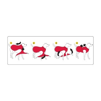 Manteau Dog Armor Knockdown (Insect Shield) XXXXS - Protégez votre chien de 20 cm