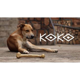 Gamelle KOKO Café Os L - 24 cm | Accessoire CHIEN