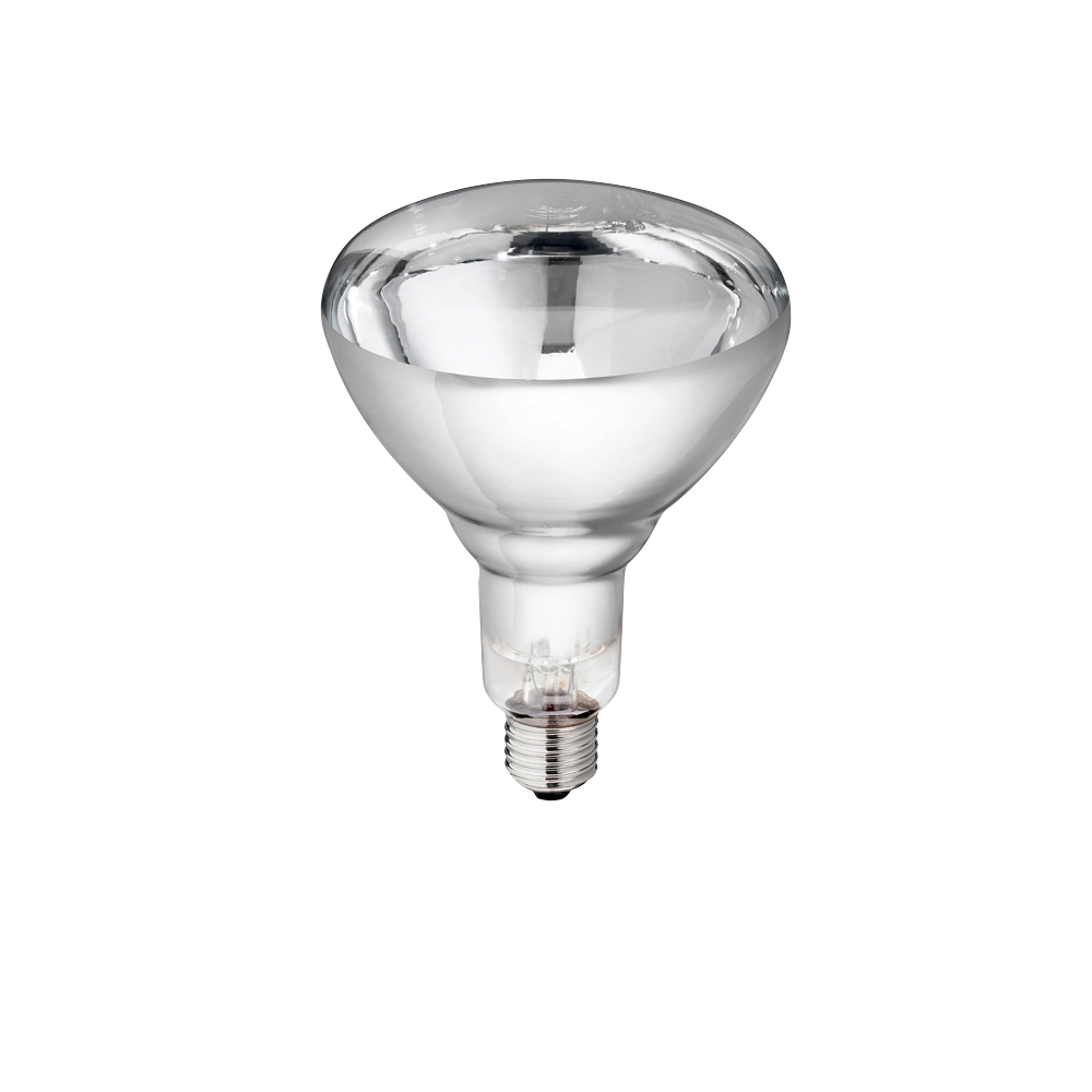 Ampoule en verre dur 250 W - Blanc | Contenance 17.5x12x12 cm