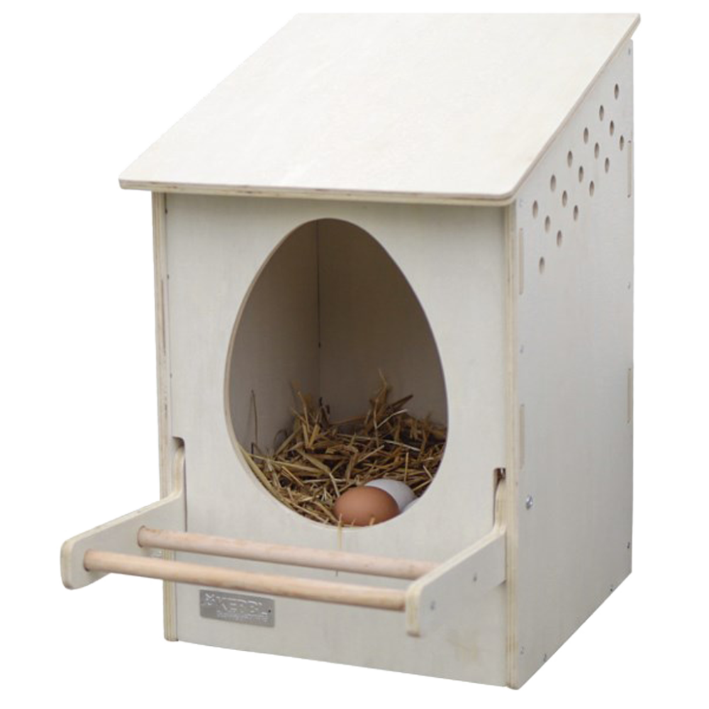 Poulailler Nichoir en Bois Kerbl | Contenance 52.3x35.5x8.2 cm
