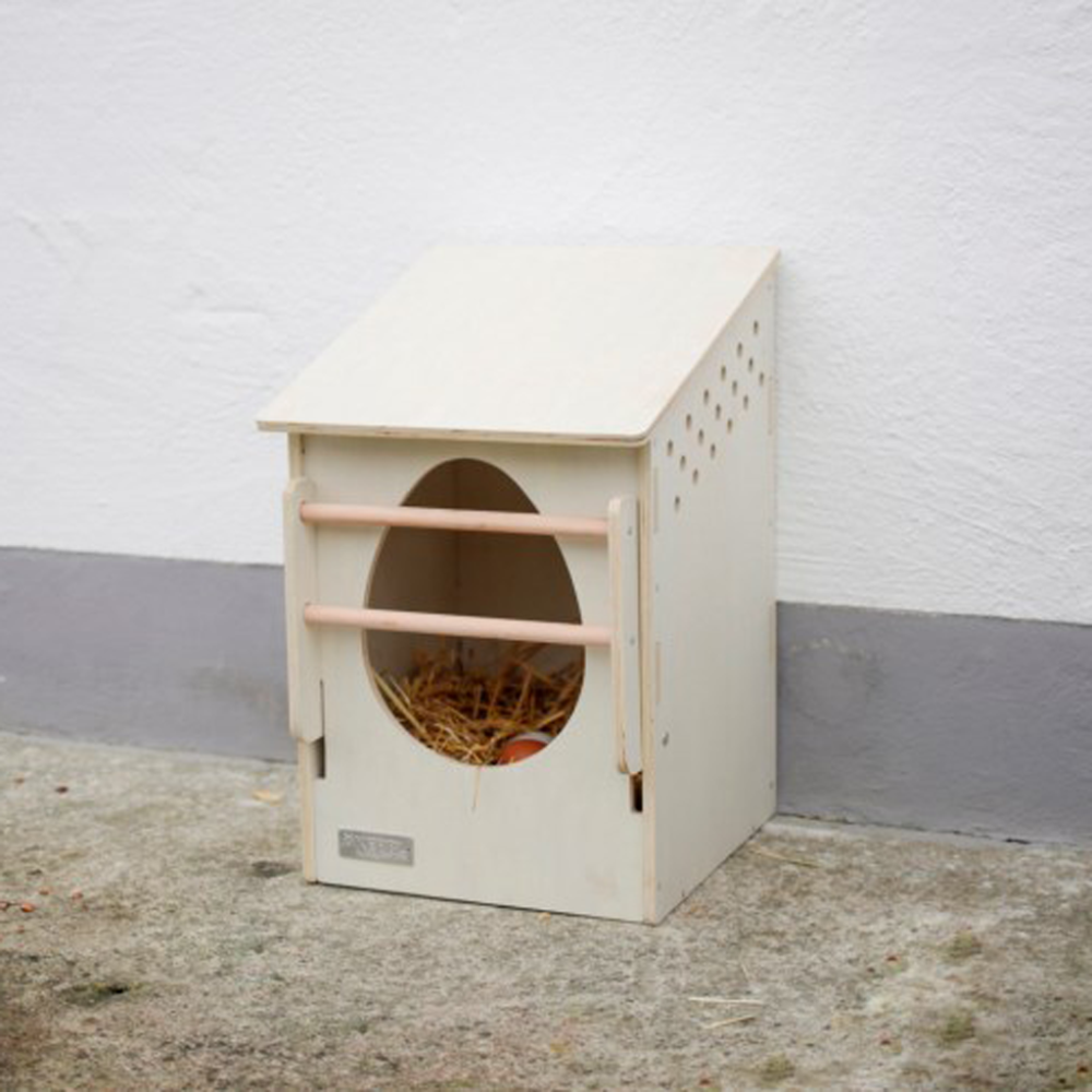Poulailler Nichoir en Bois Kerbl | Contenance 52.3x35.5x8.2 cm