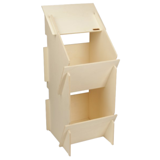 Poulailler en Bois Kerbl Duo Pondoir - Contenance 82.5x39.3x7 cm