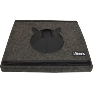 Dormons Pet Cube Clair/Gris Foncé - Confort et style pour votre chat!