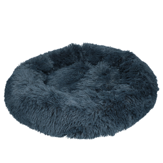 Dormons Donut Gris foncé L - Confort pour chien de grande taille