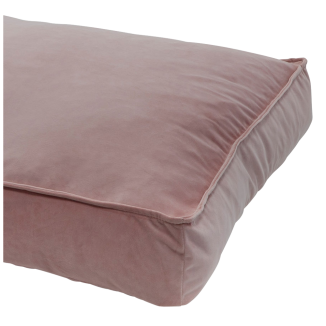 Coussin de Salon en Velours Madison Rose L pour Chien