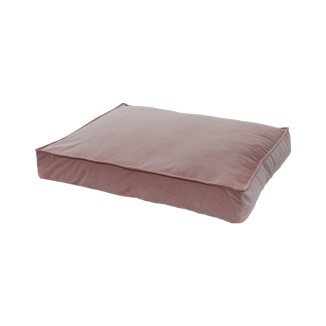 Coussin de Salon en Velours Madison Rose M pour Chien