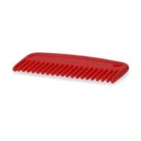 Peigne pour crinière Mane 100 mm Rouge - Accessoire Cheval de Qualité