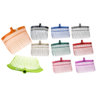 Fourchette à raser rouge sans manche - Pratique et efficace pour le toilettage des chevaux