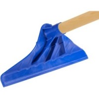 Racloir à fumier et à saleté sans manche Bleu - Pratique pour le nettoyage des écuries