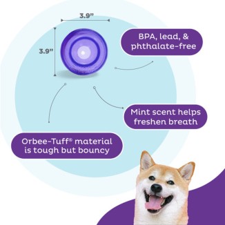 Jouet interactif pour chien Outward Hound Orbee-Tuff Snoop M Violet