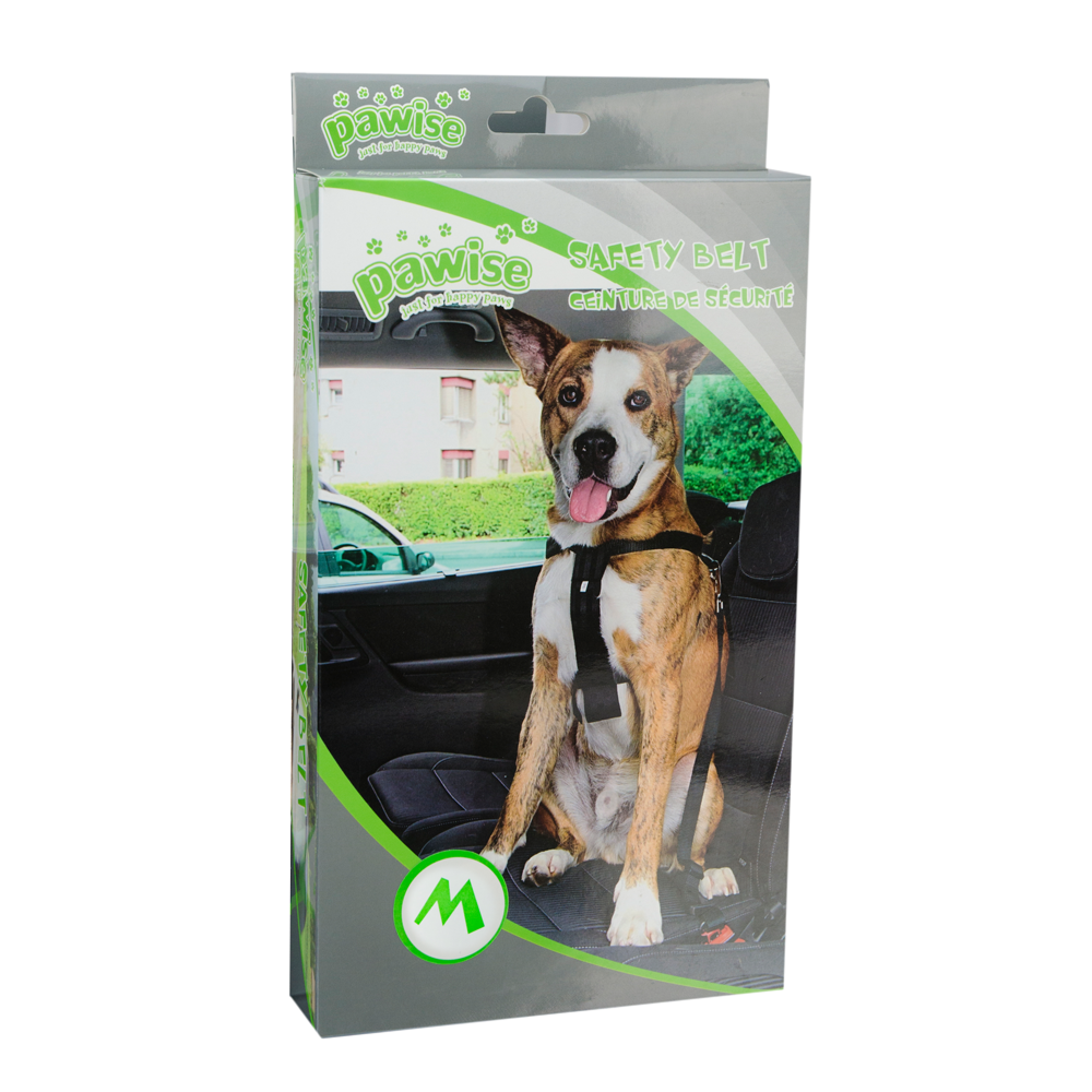 Ceinture de Sécurité pour Chien Pawise - Taille M, Voyage en toute sécurité