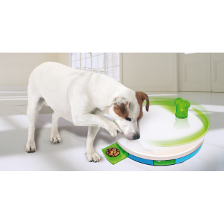 Pawise Jouet d'entraînement pour chien - Distributeur rotatif niveau 2 | Stimulez l'intelligence de votre chien